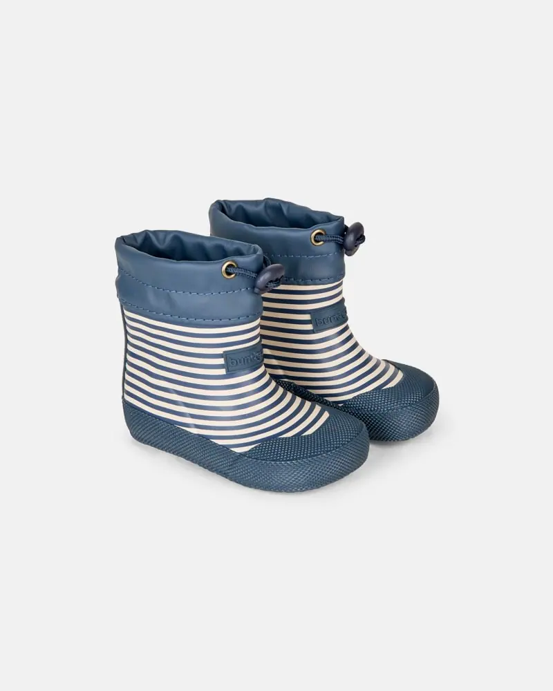 Детские босоногие резиновые сапоги Bundgaard Cover Navy Stripe