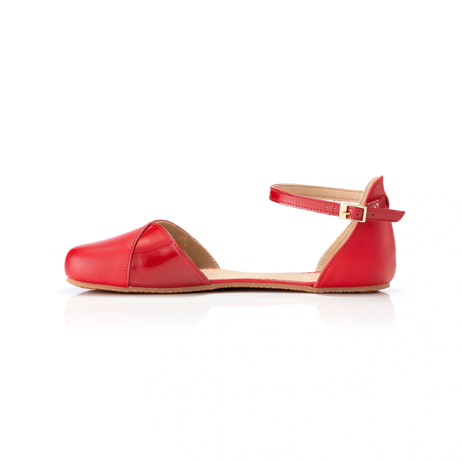 Босоногие сандалии Shapen POPPY — вишнёвый, фото 6