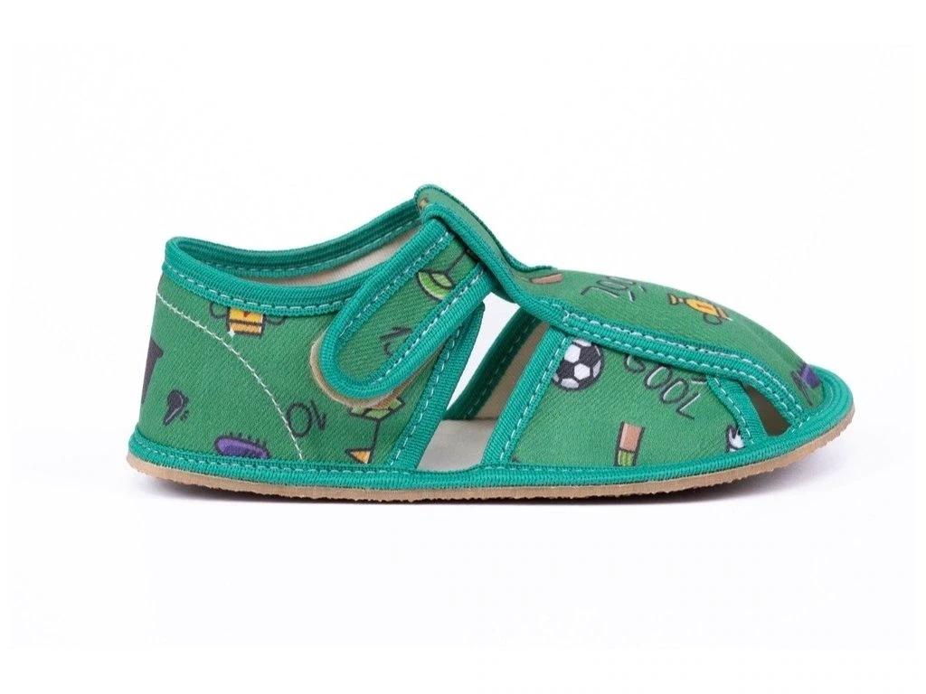 Тапочки Baby Bare Slippers — зелёный (детские)