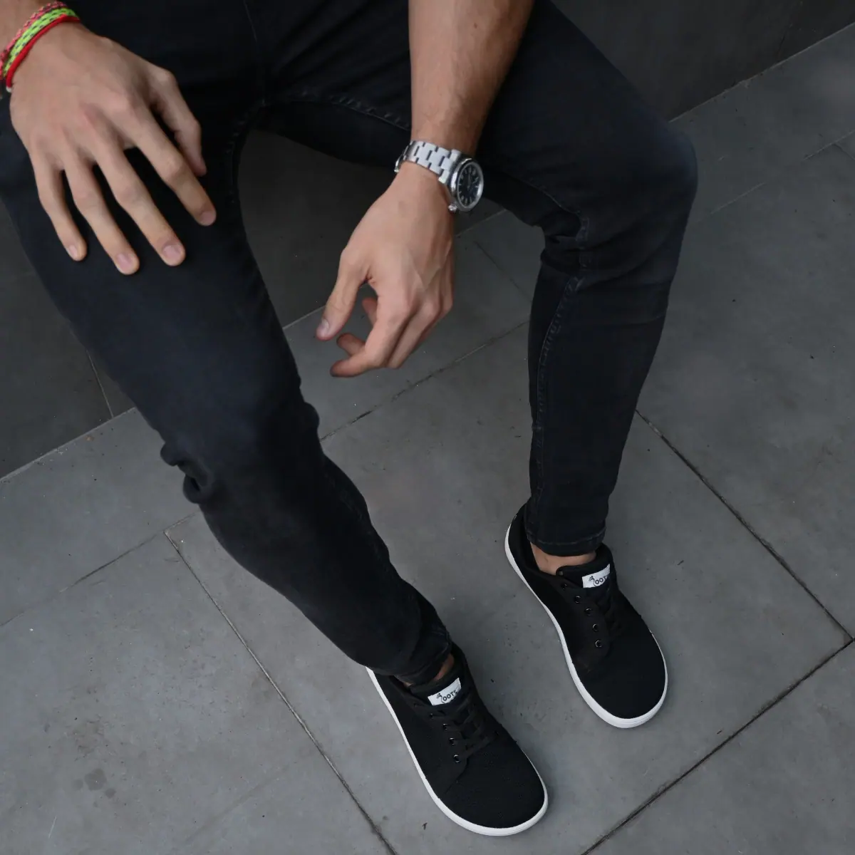 Кроссовки Roots Casual — чёрные, фото 6