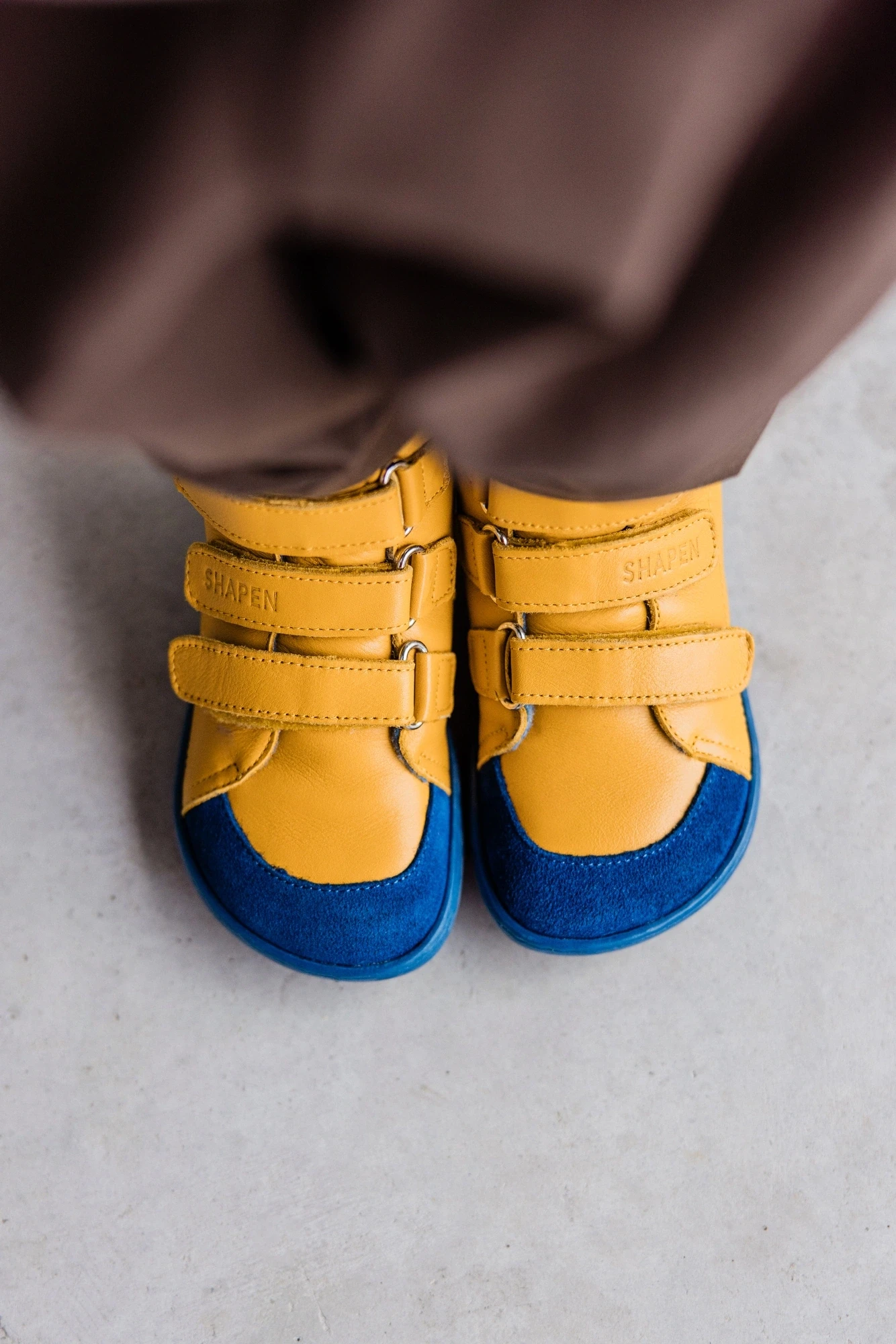 Босоногие ботинки Shapen URBANEER Mini — жёлтый, фото 2