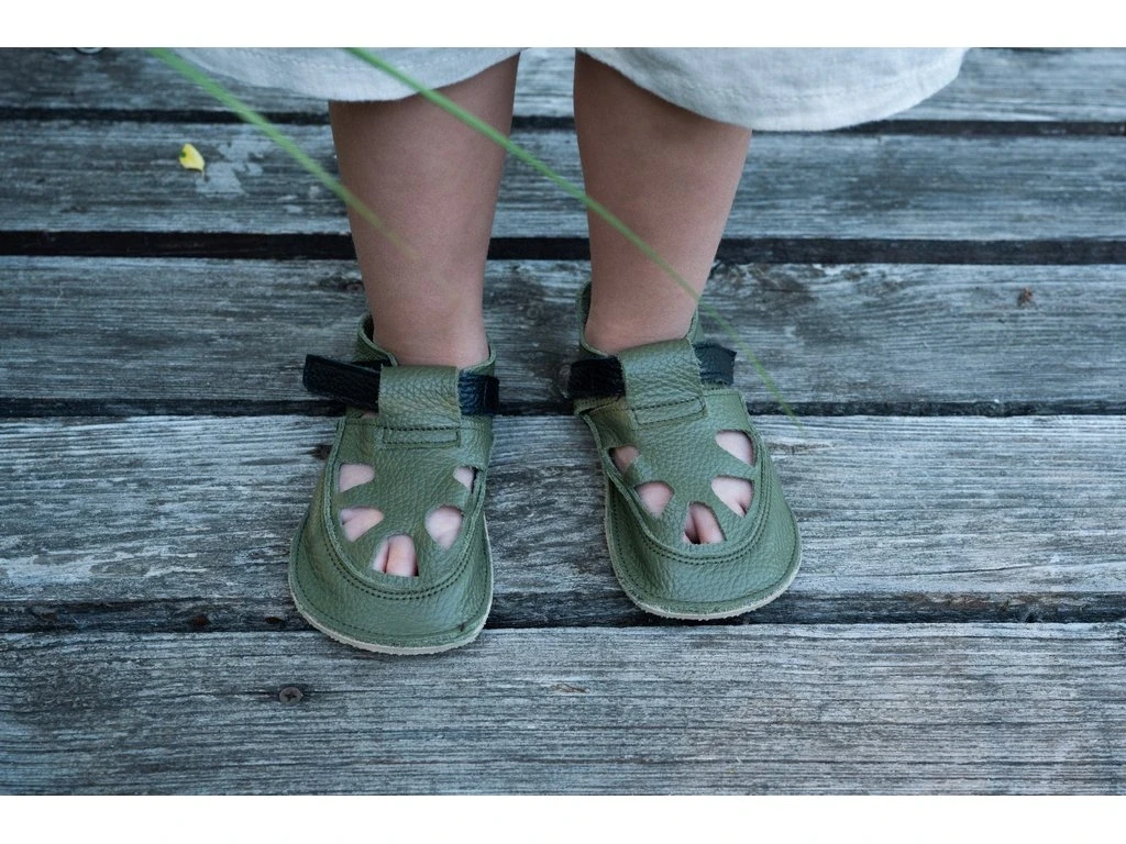 Сандалии Baby Bare Summer Perforation — хаки, зелёный (детские)