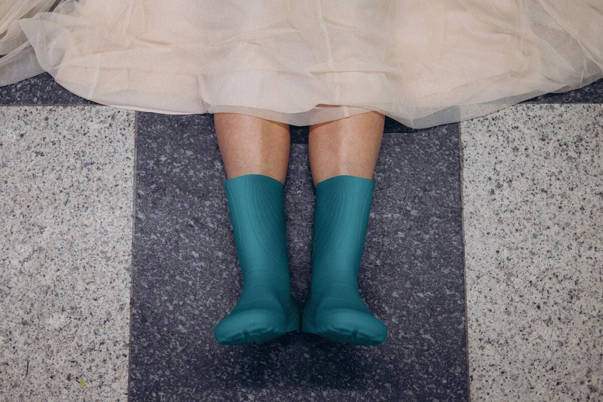 Босоногие резиновые сапоги Wildling Ranidae — океан, фото 2